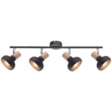 Φωτιστικό Σποτ 4xE14 230V Μαύρο 955ADDY4/BL